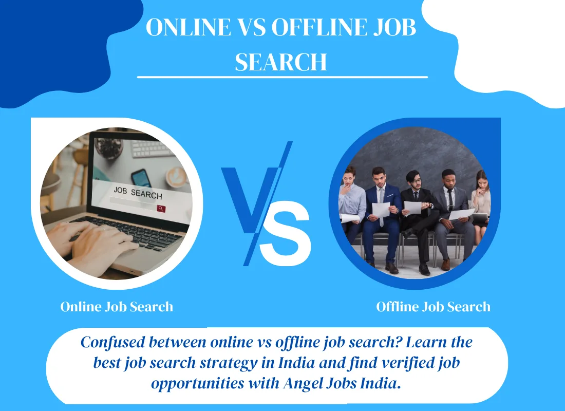 Online vs Offline Job Search India
