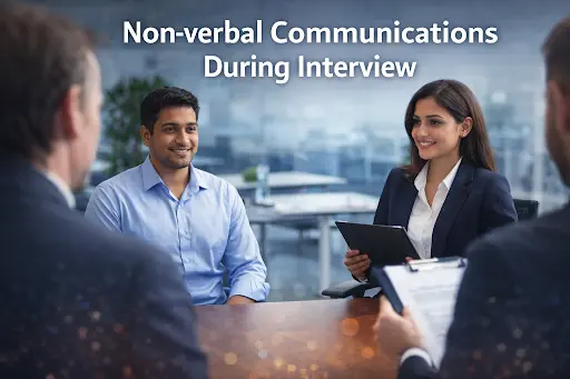 Body language during the interview