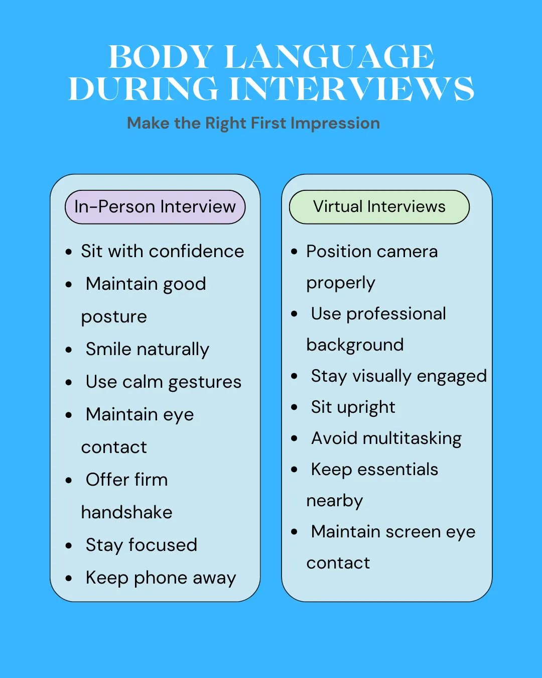 Interview preparation tips
